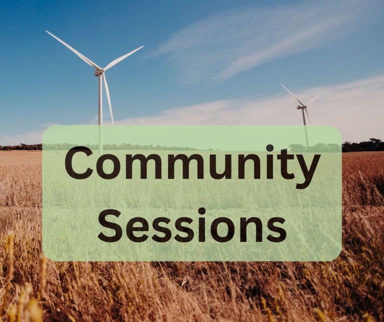 Community Sessions for the Ambrosia and Grevillea Wind Farms